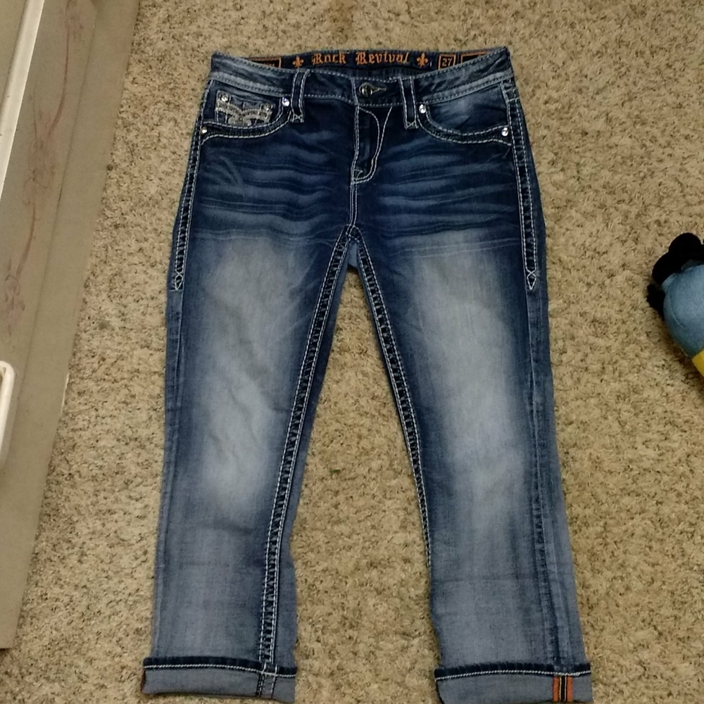 Rock Revival Curvy Capri's